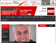 Tablet Screenshot of espn1700.com